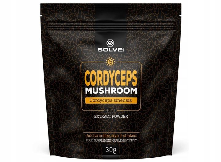 Solve Labs Cordyceps sinensis 10:1 Mushroom Powder 30g zdjęcie 1