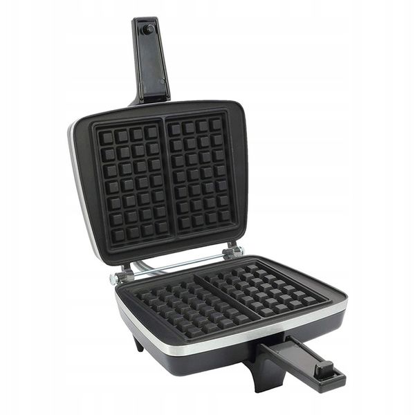 Gofrownica Dezal 301.5B 1300 W Czarny + Drewniany widelec zdjęcie 3