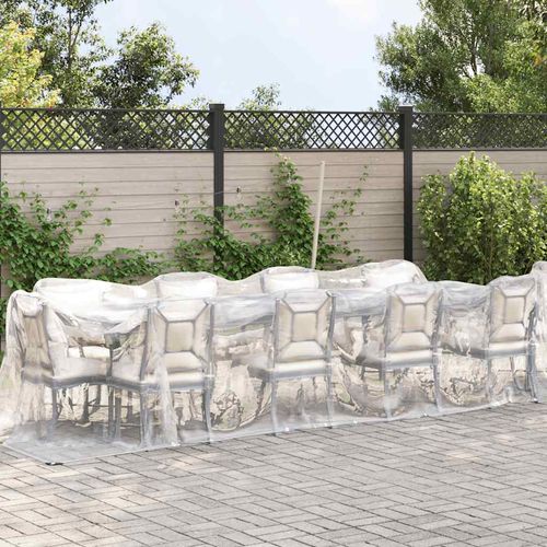 Przezroczysta plandeka z oczkami 2x8 m Polietylen na Arena.pl