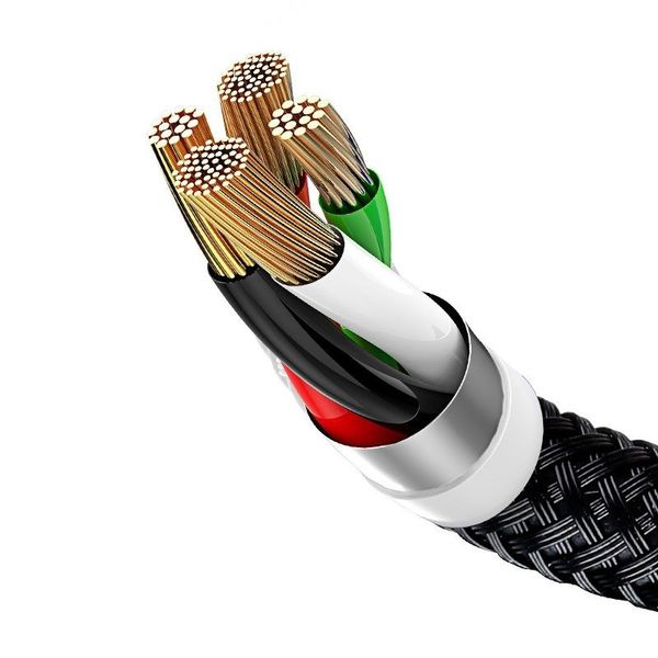 kabel usb baseus 3w1 usb-c / lightning / micro 3a 1.2m (czarny) zdjęcie 9