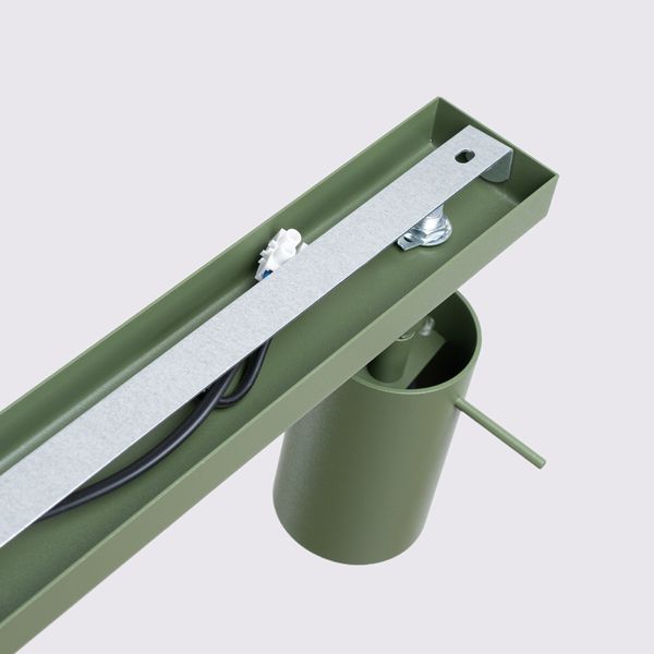 Plafon RING 3L zielony oliwkowy zdjęcie 4