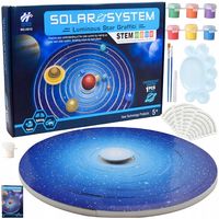 MODEL ORBITALNY UKŁADU SŁONECZNEGO EDUKACYJNY DO SKEJANIA MALOWANIA KOSMOS
