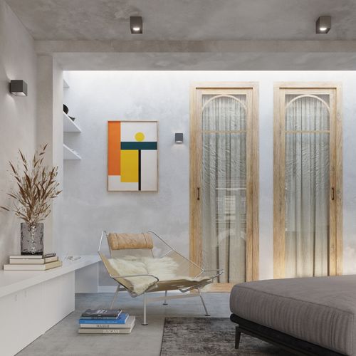 Kinkiet QUAD 1 antracyt na Arena.pl