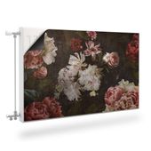 MASKOWNICA Magnetyczna Na Kaloryfer  Piwonie W Stylu Retro 120cm x 60cm