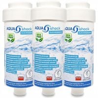FILTR DO WODY PRYSZNICOWY POD PRYSZNIC USUWA CHLOR BPA FREE AQUA shock