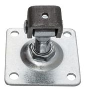 zawias regulowany z płytką 16mm 80*80*3mm - mp zaw rp16