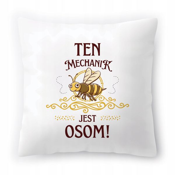 Poduszka Dla Mechanika Na Urodziny Na Prezent Z Nadrukiem Ze Zdjęciem zdjęcie 1