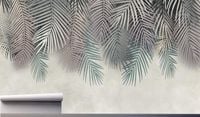 Fototapeta TROPIKALNE LIŚCIE GAŁĄZKI PALMOWE BOHO