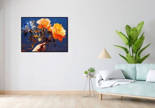 Plakat 100x75cm Żywy Uścisk na Arena.pl