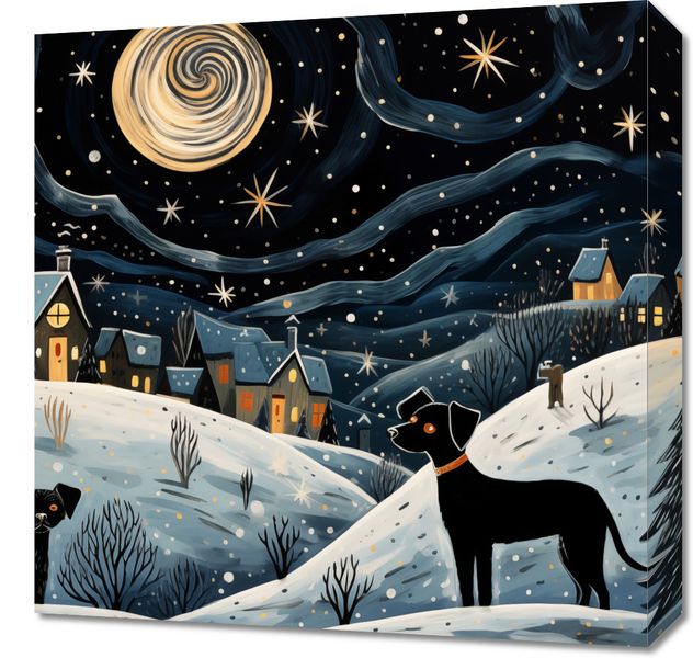 Obraz 50x50cm Nocny Psi Patrol zdjęcie 1
