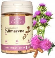NANGA SYLIMARYNA 100kaps x 300mg WĄTROBA DETOKS CERA TRAWIENIE REGENERACJA