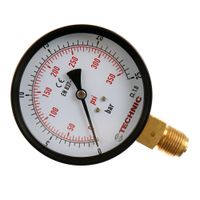 manometr yt100-1/2" 0-25 bar 100mm z dolnym gwintem