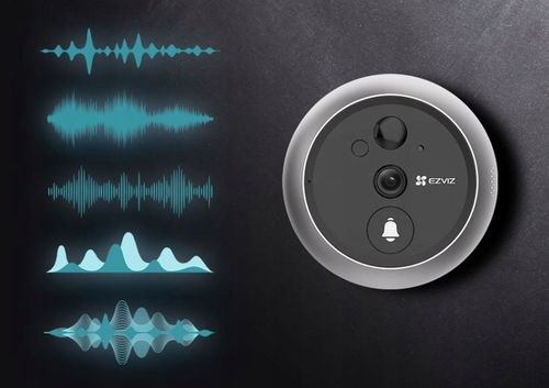 Wizjer EZVIZ DP2 2K dotykowy WiFi Wizjer z Kamerą i Dzwonkiem Judasz na Arena.pl