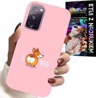 ETUI DO SAMSUNG GALAXY S20 LITE - ŚMIESZNE WZORY I LOVE YOU PIESEK OBUDOWA