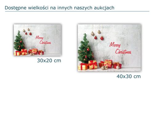 SZKLANA DESKA KUCHENNA 40x30cm - 521b choinka na Arena.pl