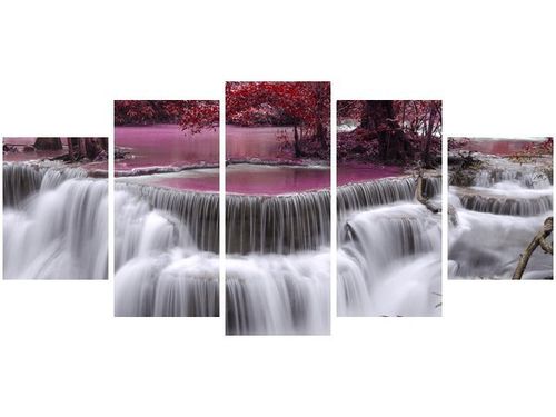 70CM 150CM OBRAZ 5 ELEM WODOSPAD DONG PEE SUA ŚCIENNY na Arena.pl