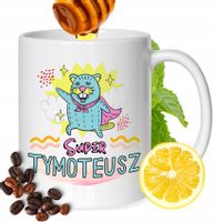 Kubek Dla Tymoteusza Kolegi Przyjaciel Męża Z Nadrukiem Prezent Biały 330Ml