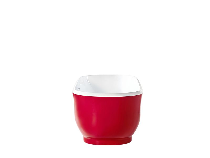 Wanna wolnostojąca czerwona TESORO zdjęcie 5