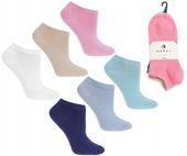 Skarpetki Stopki Damskie Skarpety Bawełniane Mix Kolor MORAJ 6-PAR 38-41