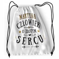 Plecak Dla Martyny Sportowy Szkolny Worek Torba Z Nadrukiem Ze Zdjęciem