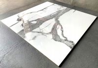 BIAŁY MARMUR POLEROWANY 80X80 NEPTUNE STATUARIO gI