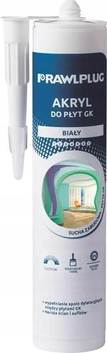 akryl do płyt g-k biały, 300ml na Arena.pl
