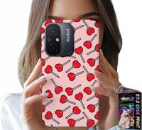 ETUI DO XIAOMI REDMI 12C - KOBIECE, MODNE WZORY LIZAKI W SERCA CASE