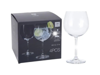 KIELISZKI DO GINU MANI KRYSZTAŁOWE SZKŁO 620 ML 4 SZT