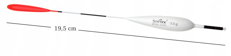 Spławik Przelotowy z BALSY SHARK Perfekt Hunter 3,0 g / 19,5 cm zdjęcie 2