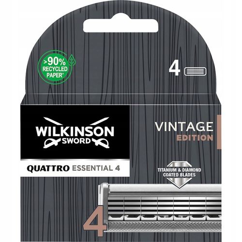 4x Wkłady Nożyki WILKINSON Quattro Essential 4 Vintage Edition na Arena.pl