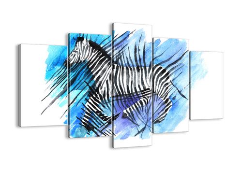 Obraz Na Płótnie - Zebra Rysunek - 150X100 Cm - Ea150X100-2986 na Arena.pl