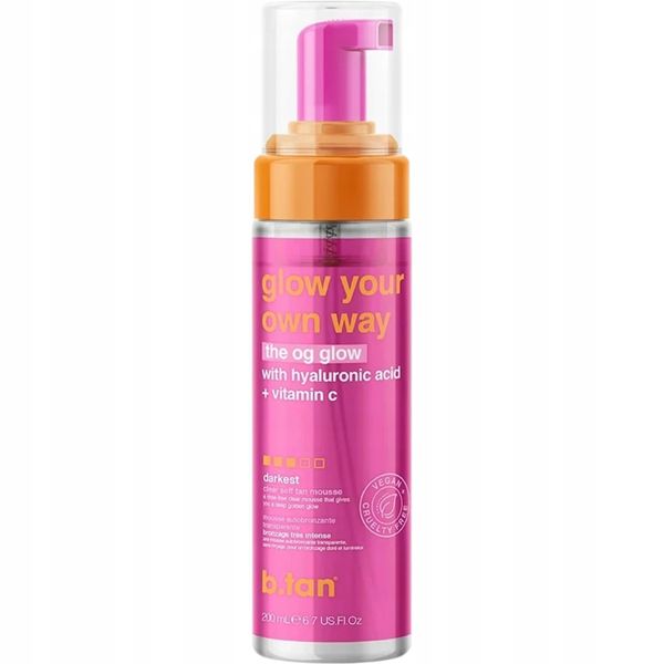 B.tan Pianka Samoopalająca DO OPALANIA Glow Your Own Way 200ml zdjęcie 1