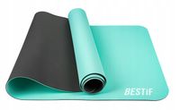 MATA DO ĆWICZEŃ FITNESS BESTIF TPE JOGI KARIMATA YOGA PILATES JOGA 183cm