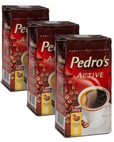 3 x Kawa mielona PEDRO'S ACTIVE 500 g + videobook GRATIS
