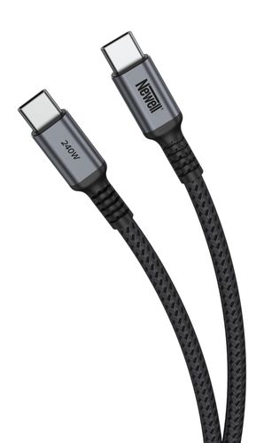 Kabel Newell USB-C - USB-C 240  W - 2 m, grafitowy na Arena.pl