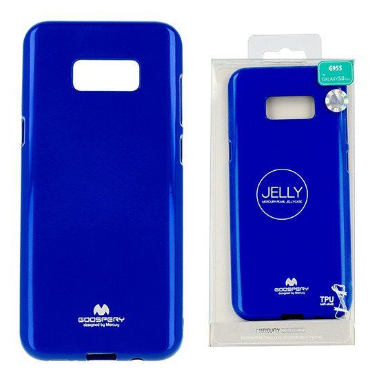 Etui Mercury Goospery Jelly Case do SAMSUNG GALAXY S8 Plus / S8+ G955 niebieski zdjęcie 1