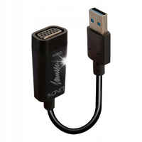 Adapter LINDY USB 3.0 - VGA Czarny