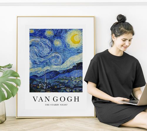 Plakat Van Gogh starry night 61x91 cm na Arena.pl
