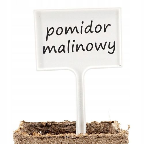 60x ETYKIETY TABLICZKI DO ROŚLIN SADZONEK + MARKER na Arena.pl