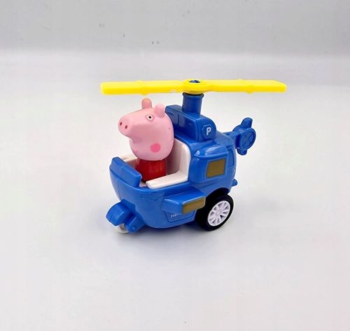 ZESTAW POJAZDÓW ŚWINKA PEPPA FIGURKI + SAMOCHODY 6 SZTUK RUCHOME AUTKA na Arena.pl