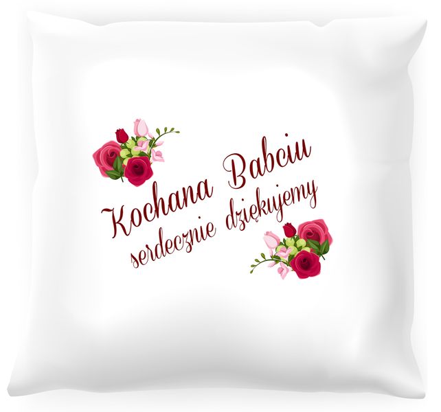 Poduszka -  Podziękowania dla babci #03 zdjęcie 1