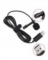 Mikrofon z klipsem gamingowy komputerowy USB M-14