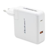 Qoltec Ładowarka GaN FAST 108W 5-20V 3-4.7A USB C Biała