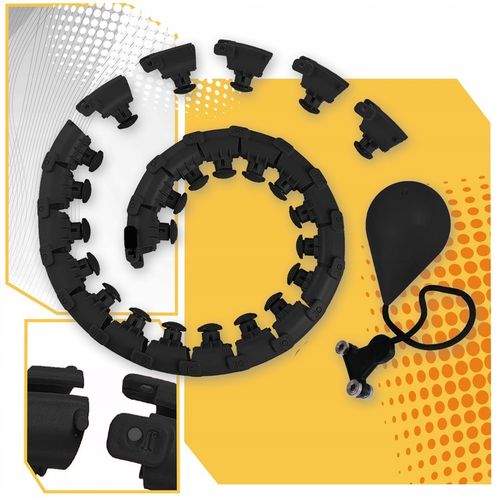 HULA HOP Z OBCIĄŻENIEM Odchudzające Obciążnikiem Smart z Wypustkami HULAHOP na Arena.pl