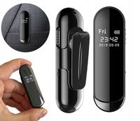 Mini Kamera Szpiegowska Dyktafon Podsłuch 64GB Full HD LCD Detekcja Ruchu