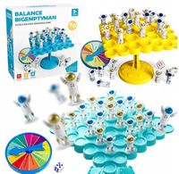 GRA ZRĘCZNOŚCIOWA BALANSUJĄCY ASTRONAUCI 60 Elementów Dla Dzieci i Rodziny