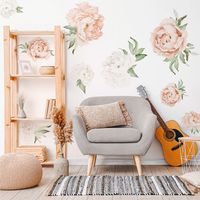 Naklejki Pastelowe Piwonie DK282