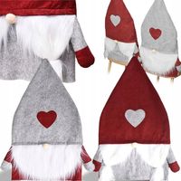 2x ŚWIĄTECZNY STROIK NA KRZESŁO OPARCIE ŚWIĘTA SKRZAT KRASNAL MIKOŁAJ