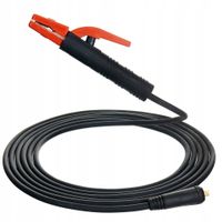 2X Przewód Spawalniczy 7m Kabel Spawarki Uchwyt Elektrody 200A Wtyk 9mm 10-