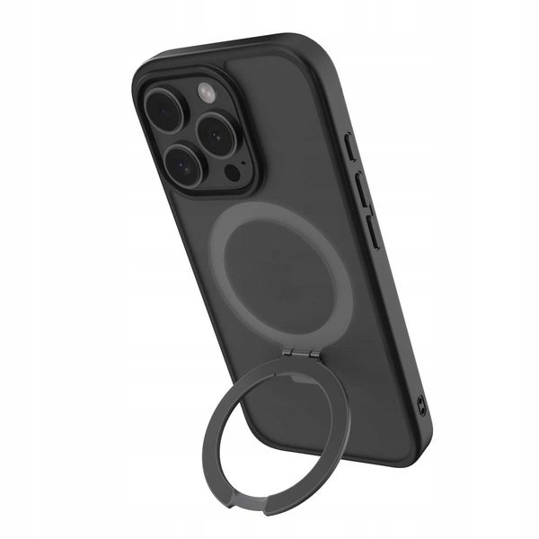 Spacecase Ring Pro Mag Iphone 16 Pro Black zdjęcie 12